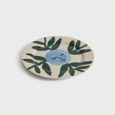 HAY LA PITTURA Plate Ø28,5 Moon Face Vine