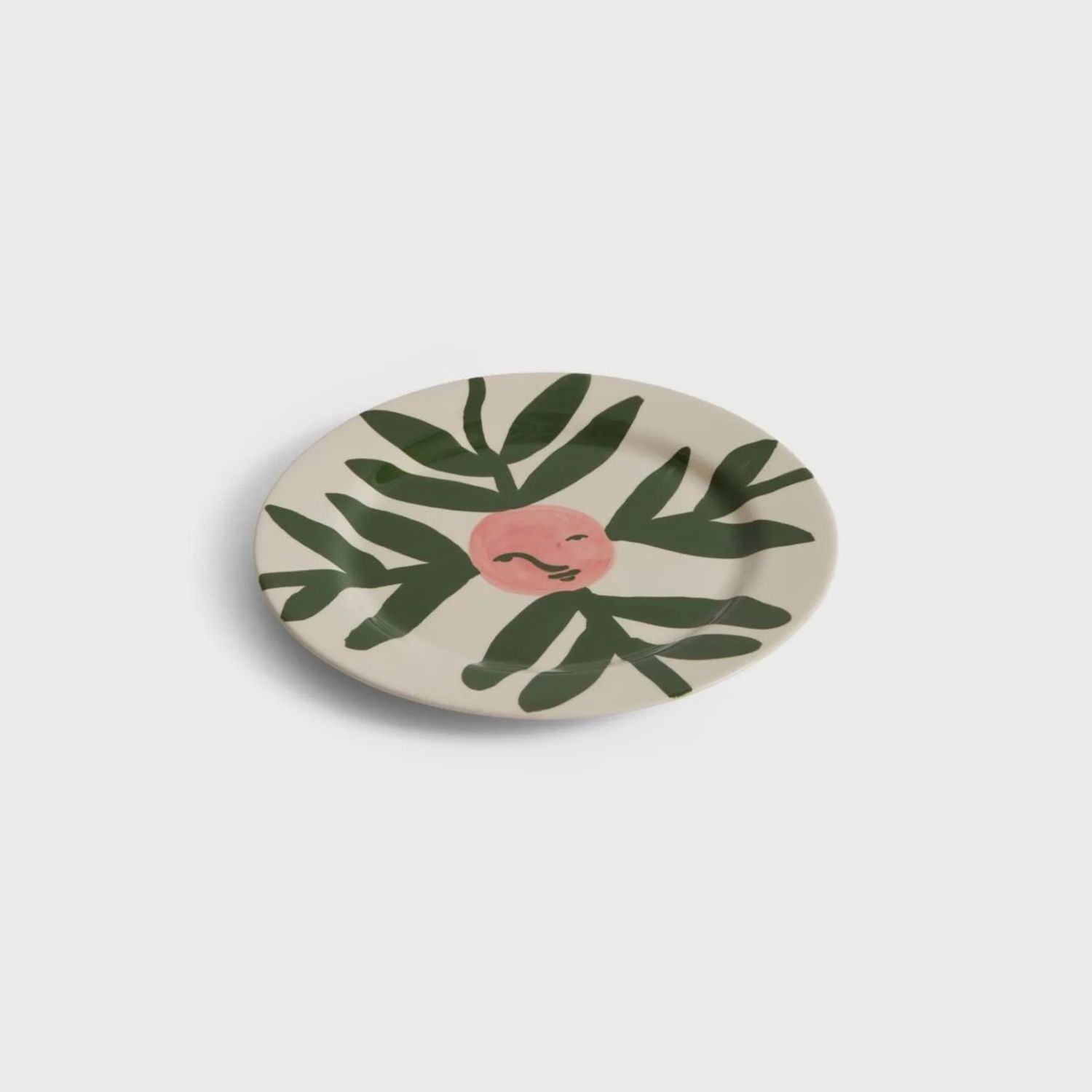 HAY LA PITTURA Plate Ø24 Blush Face Vine