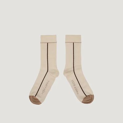 MONK &amp; ANNA Sokken Graphic Lines stone