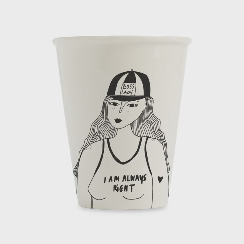 HELEN B beker Boss Lady 220ml