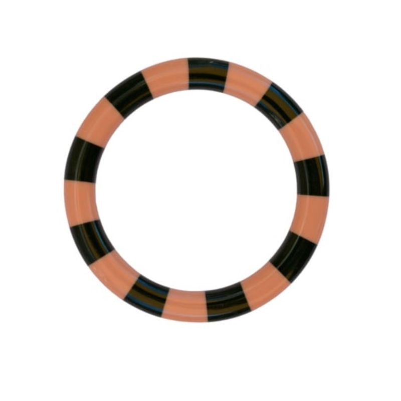 BYBJOR Stripe Bangle armband blush &amp; emerald