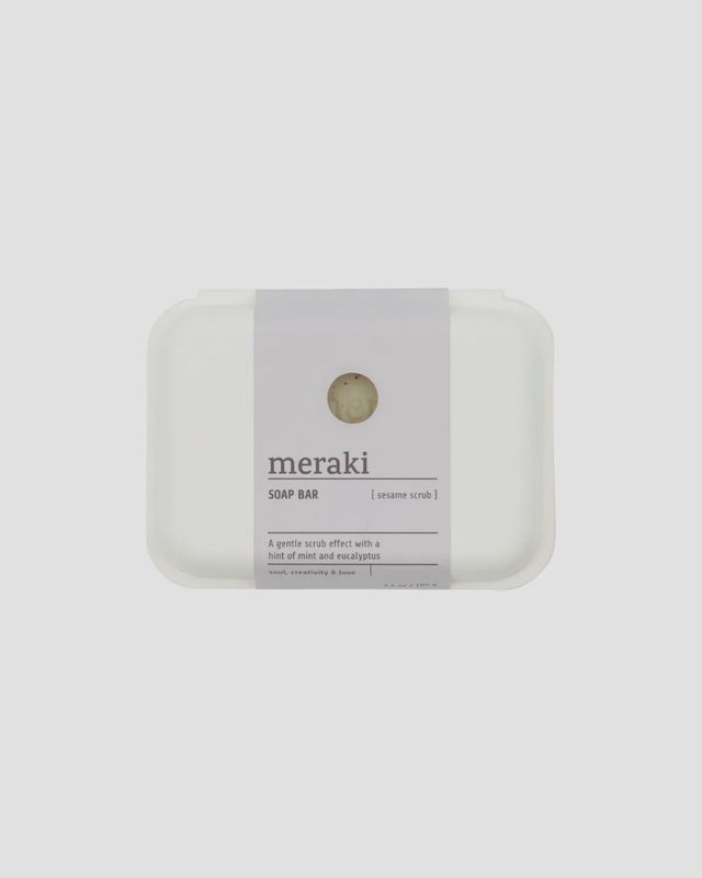 MERAKI Soap bar sesame scrub