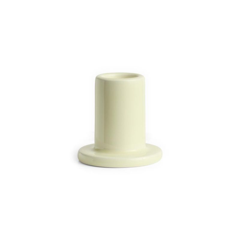 HAY Tube Candleholder small lime white
