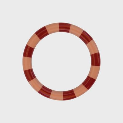 BYBJOR Stripe Bangle armband poppy &amp; blush