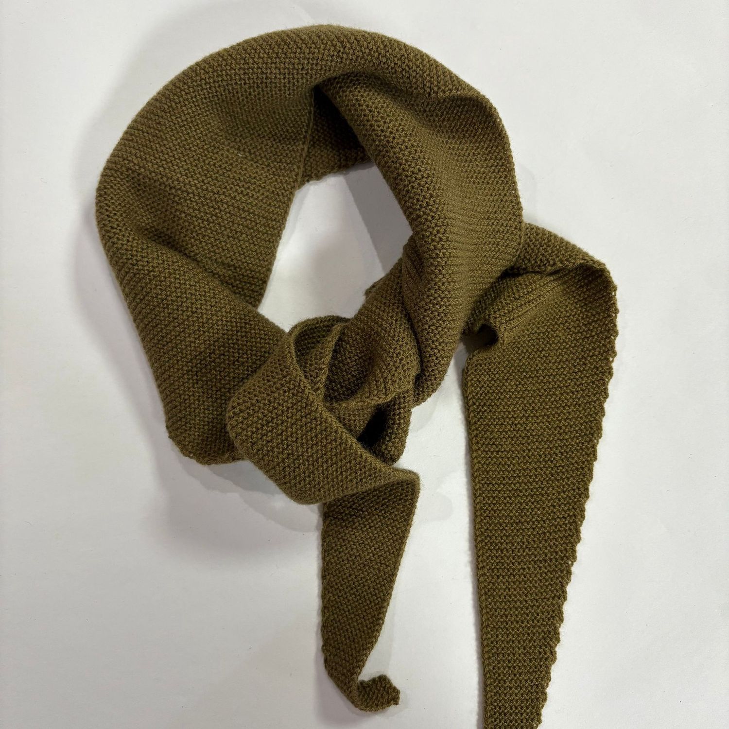 BYBJOR Mini Scarf Wool olive