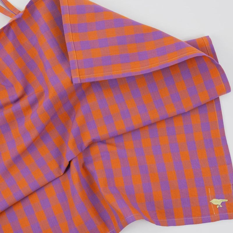 A WORLD OF CRAFT Nina handdoek oranje-lila