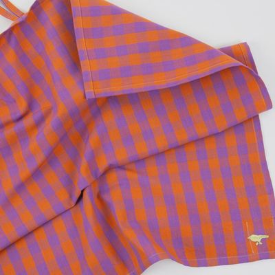 A WORLD OF CRAFT Nina handdoek oranje-lila