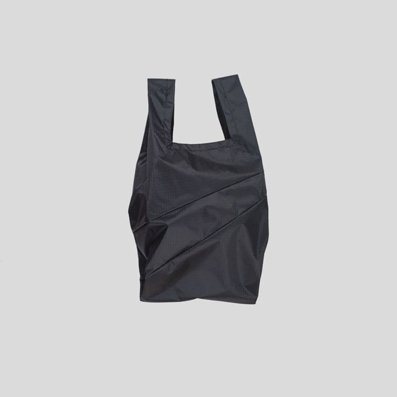 SUSAN BIJL Shoppingbag black &amp; black small