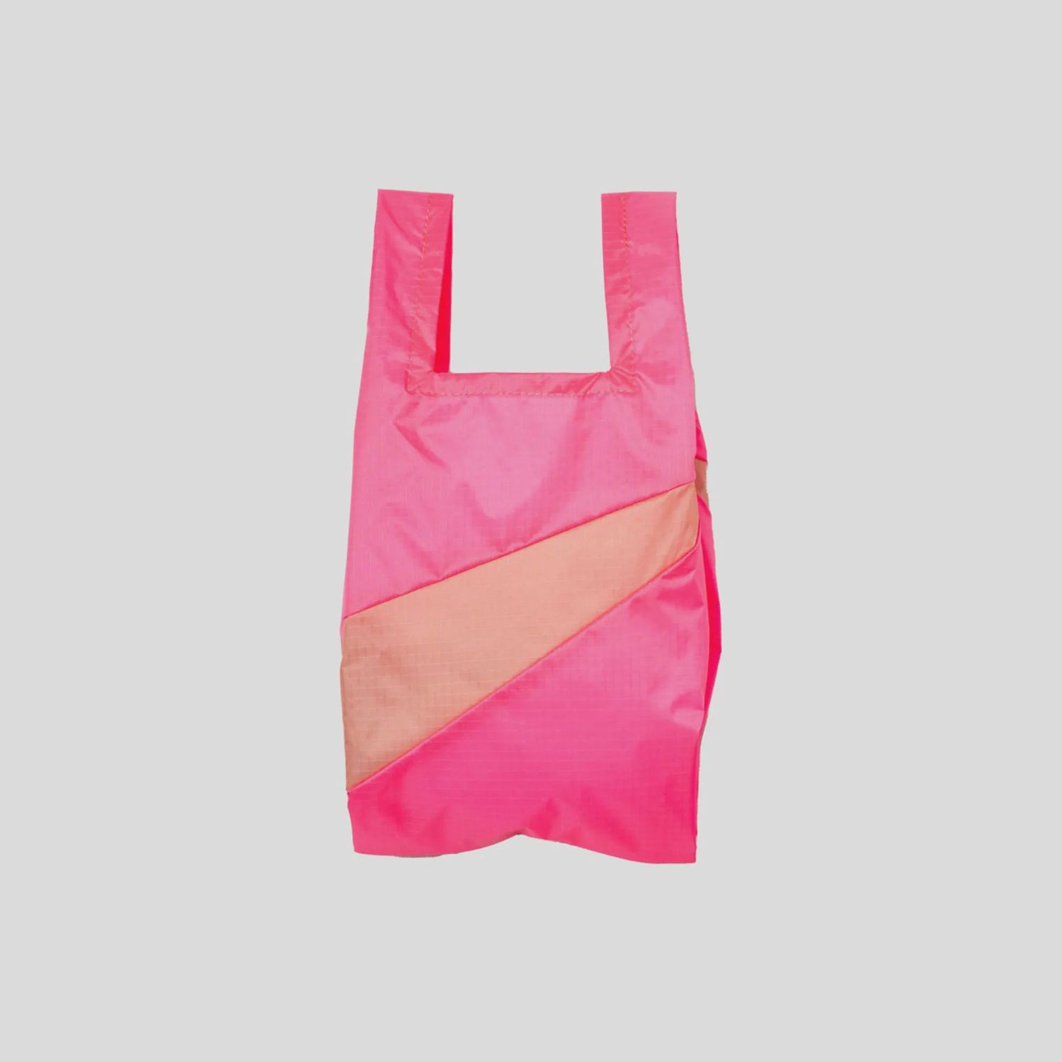 SUSAN BIJL Shoppingbag fluo pink &amp; try small