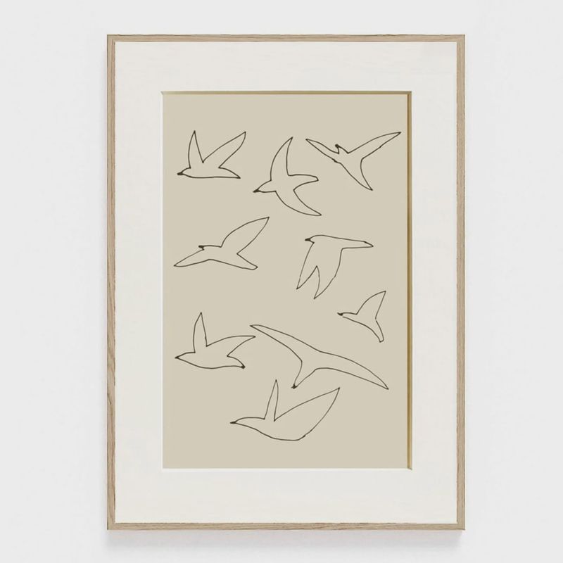 ESTHER SCHUIVENS Freedom Birds poster 30x42cm