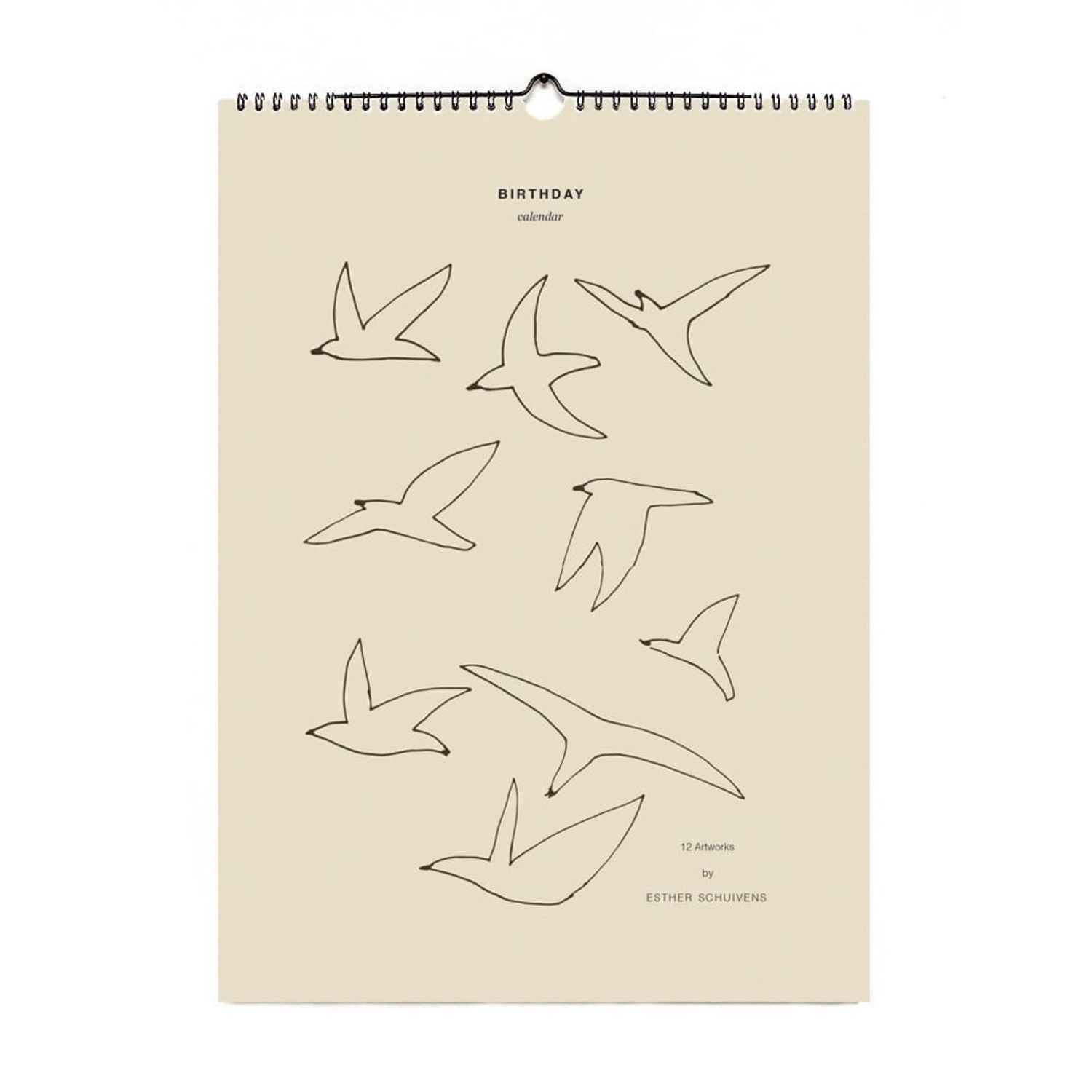 ESTHER SCHUIVENS Verjaardagskalender A4