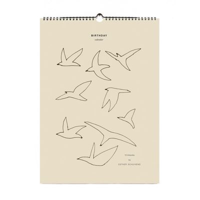 ESTHER SCHUIVENS Verjaardagskalender A4