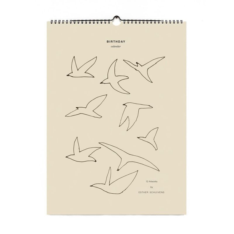 ESTHER SCHUIVENS Verjaardagskalender A4