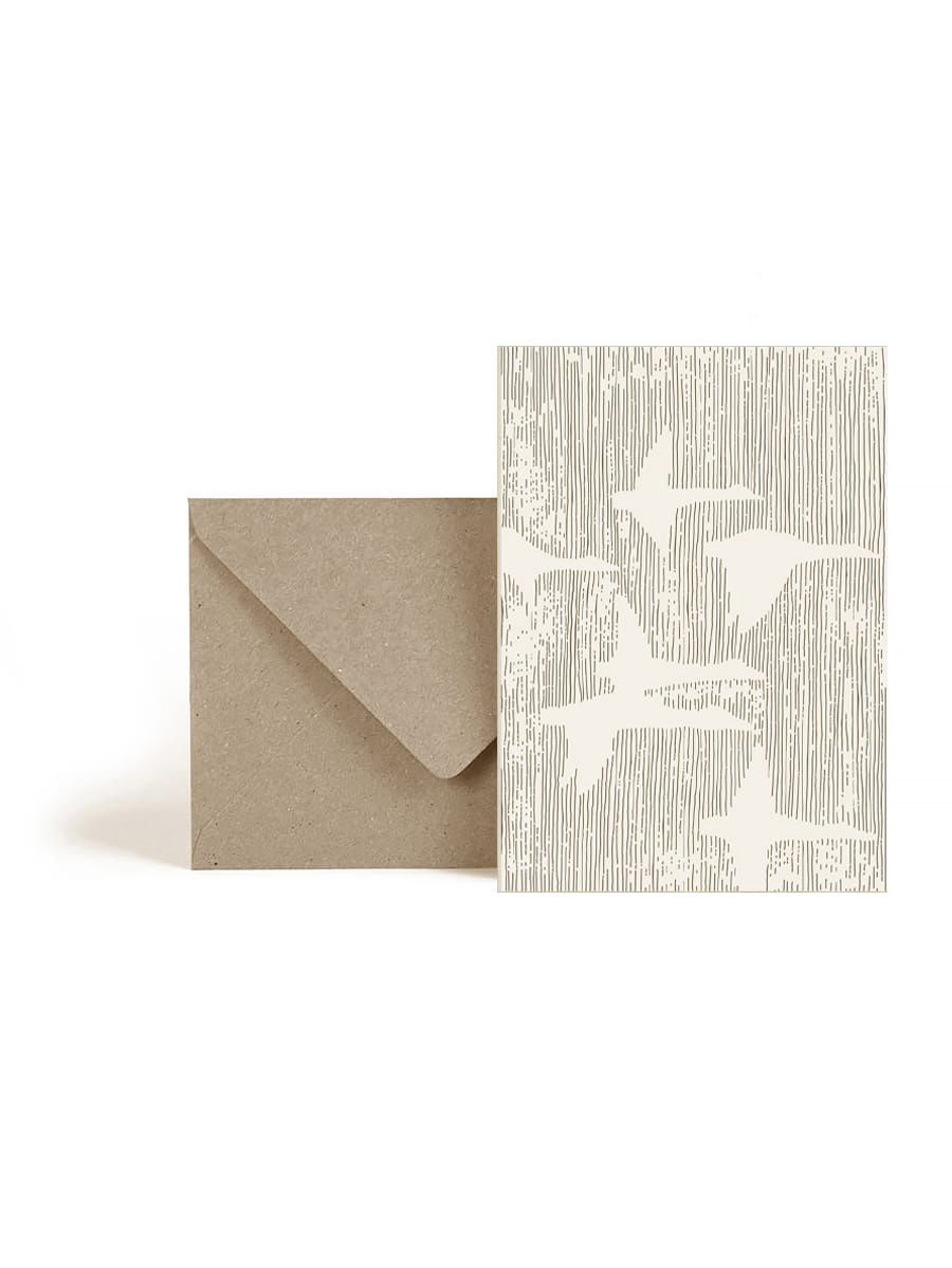 ESTHER SCHUIVENS New Beginnings postcard gevouwen 10x15cm