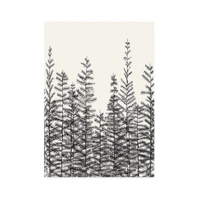 ESTHER SCHUIVENS  Trees Gathered postcard 10x15cm