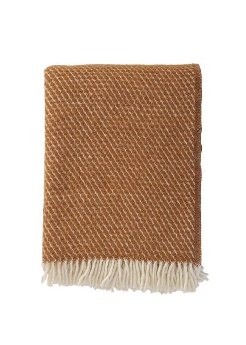 KLIPPAN Velvet plaid mocha mousse