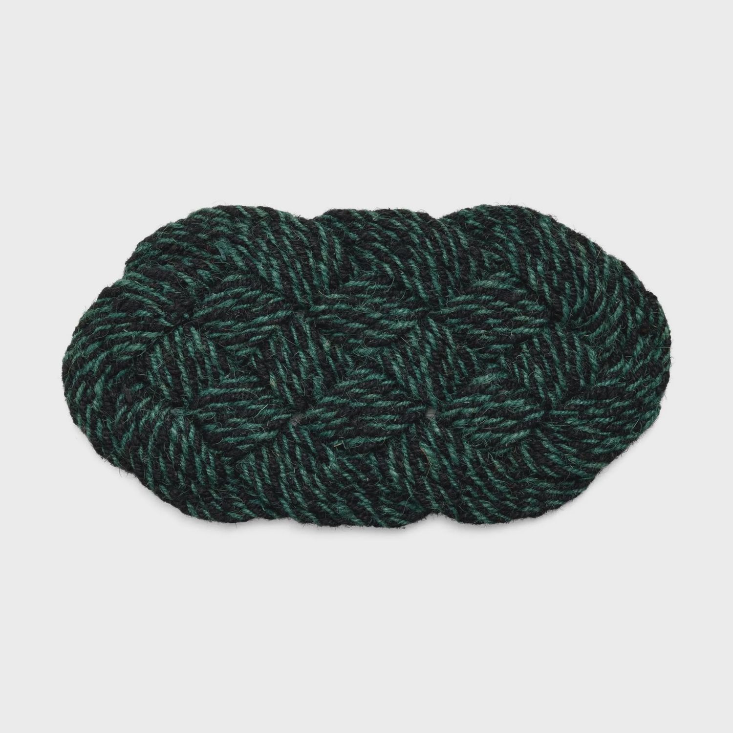 HAY Coco Swirl deurmat green &amp; black