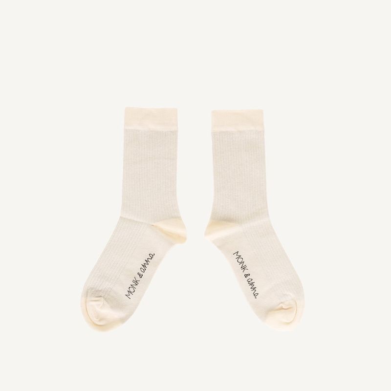 MONK &amp; ANNA Glitter sokken stone