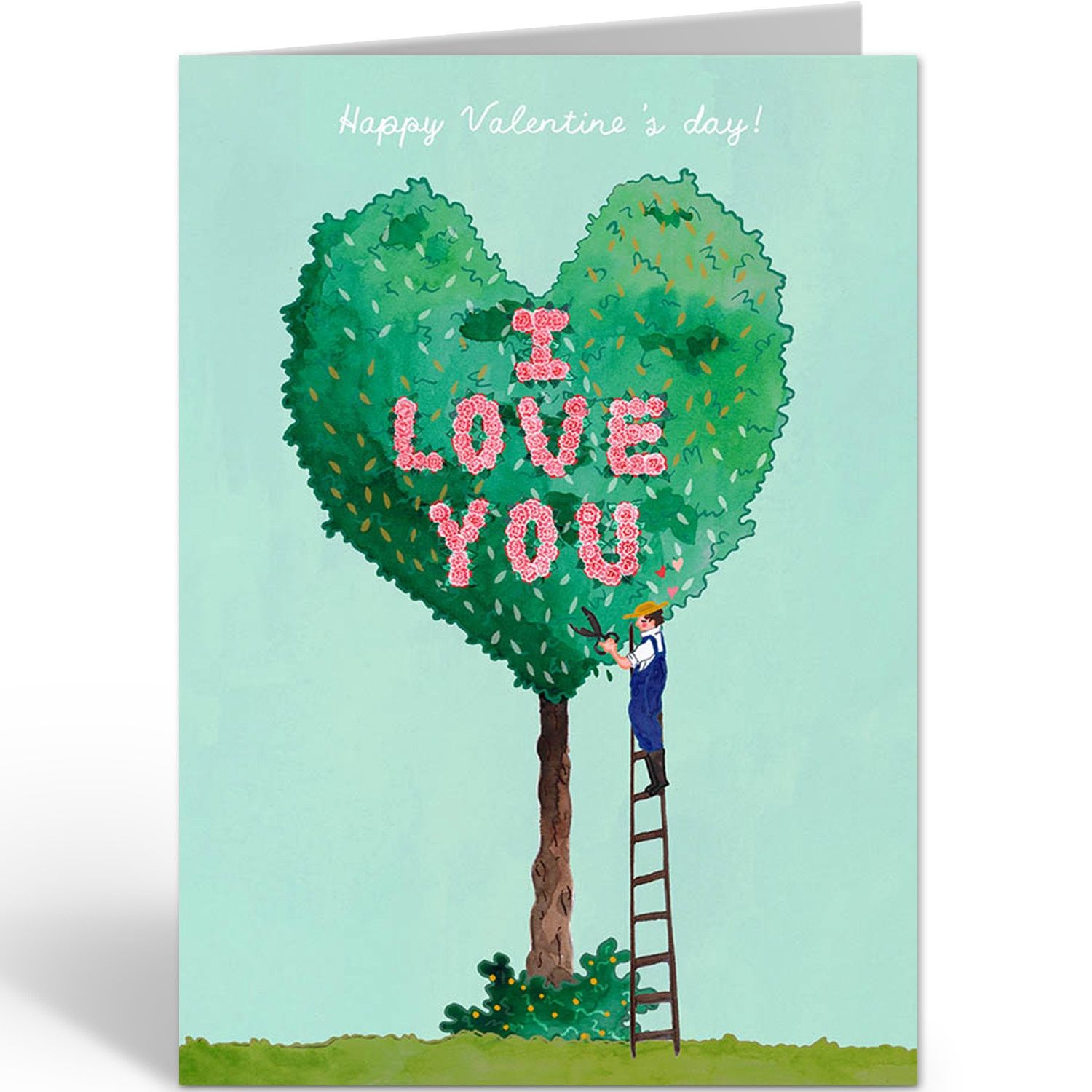 Postcard Love Gardener