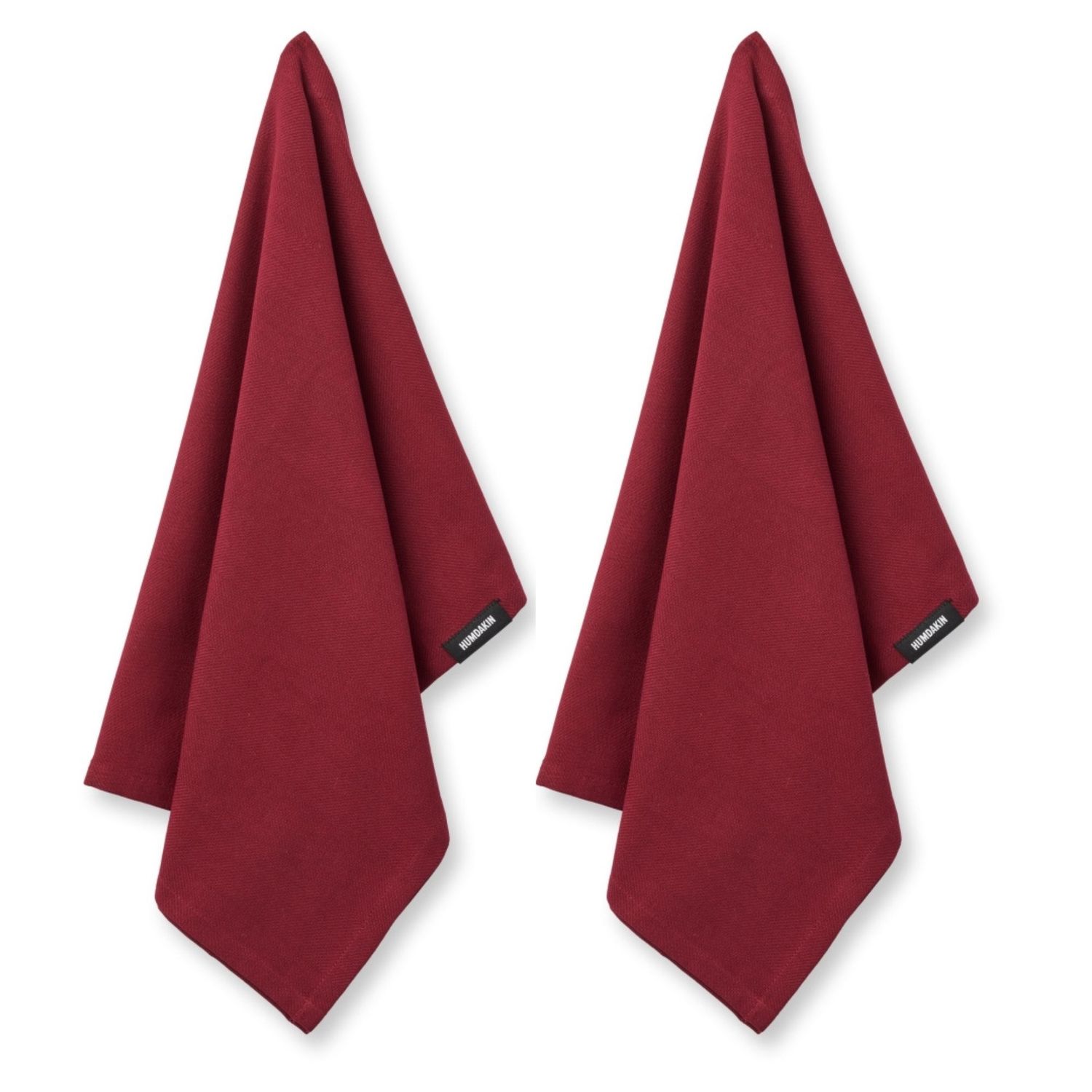 HUMDAKIN Organic Theedoek 2-pack rosewood