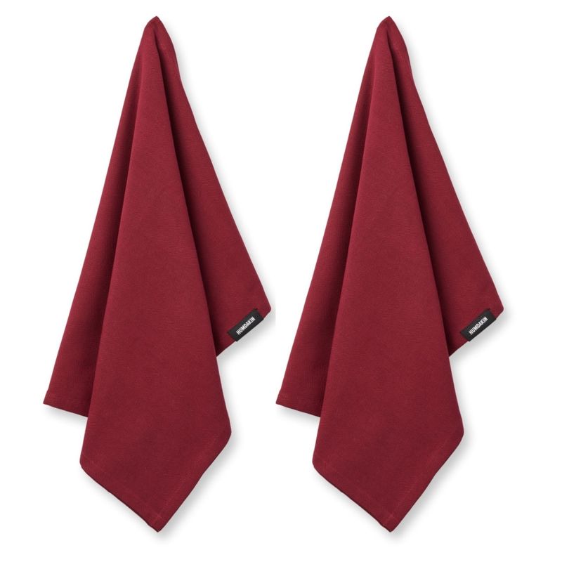 HUMDAKIN Organic Theedoek 2-pack rosewood