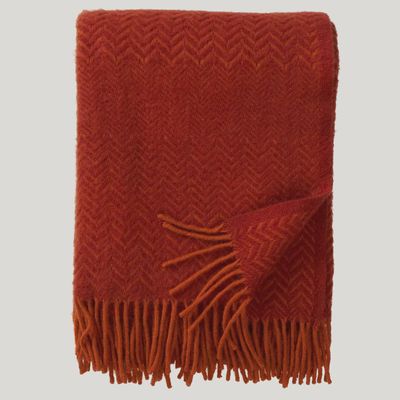 KLIPPAN Zigzag plaid ruby