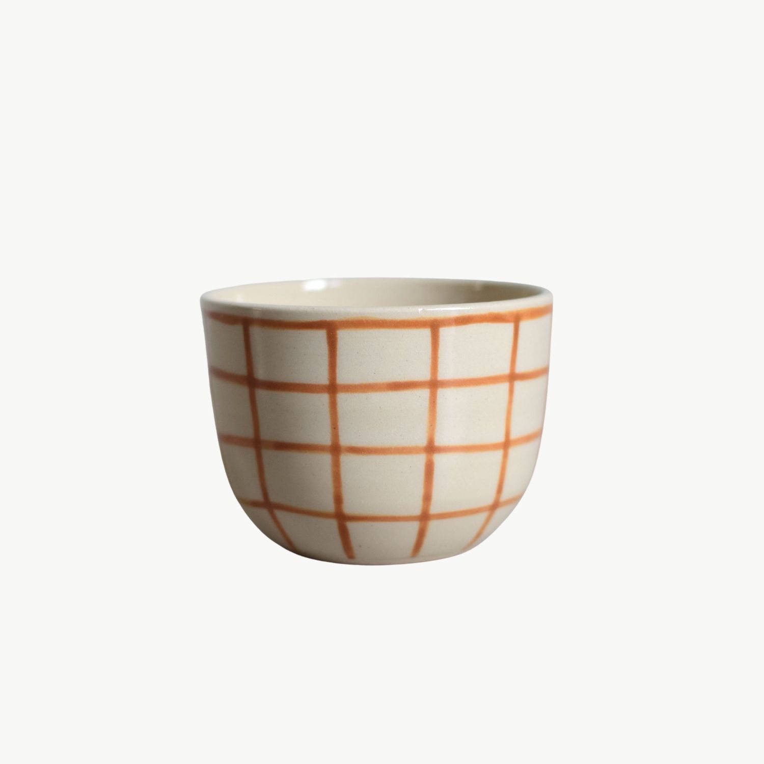 MARGRIET KERAMIEK Mok roest ruit