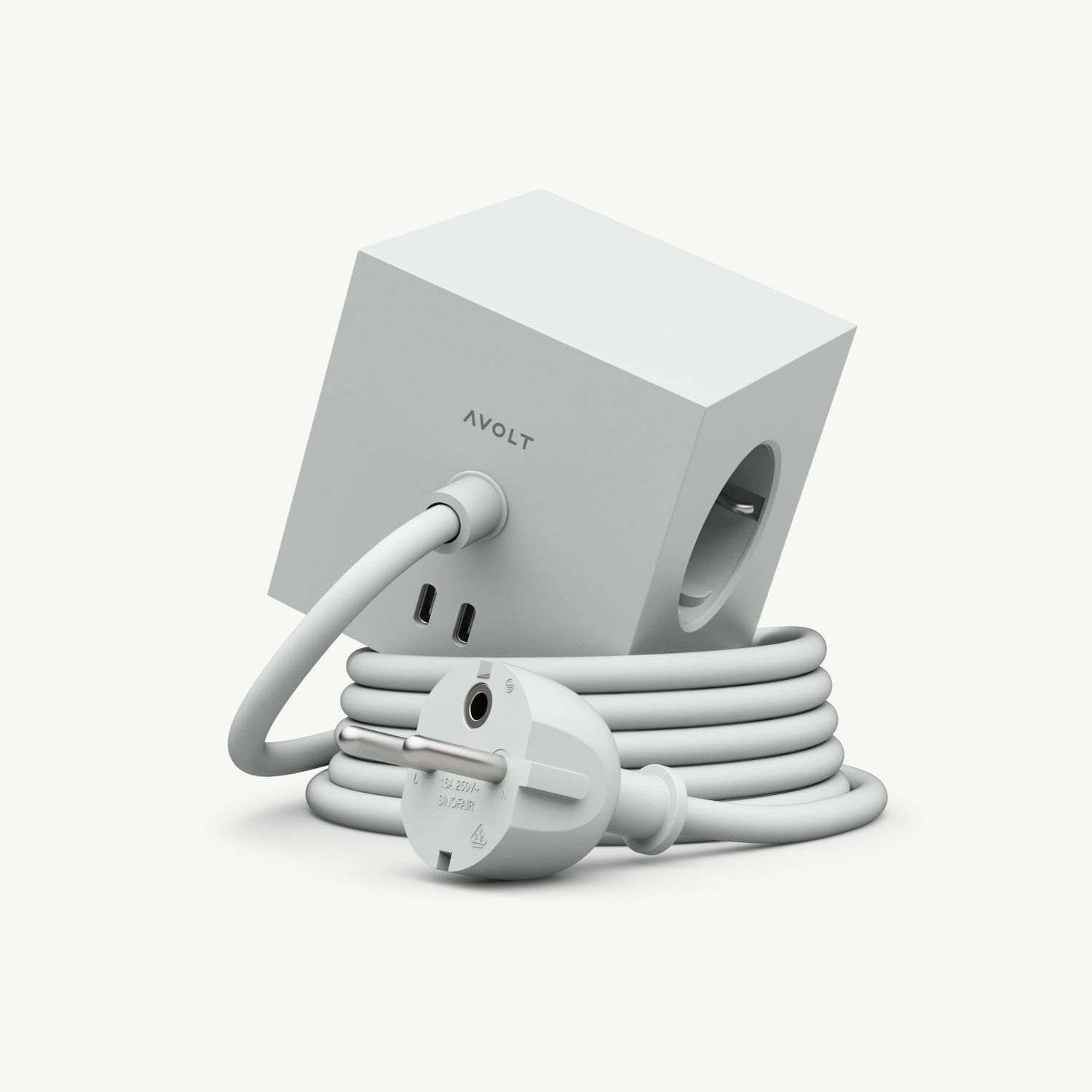 AVOLT Square 1 Stekkerdoos USB-C Gotland Grey