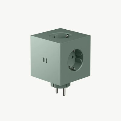 AVOLT Square 2 Wandstekker USB-C Oak Green