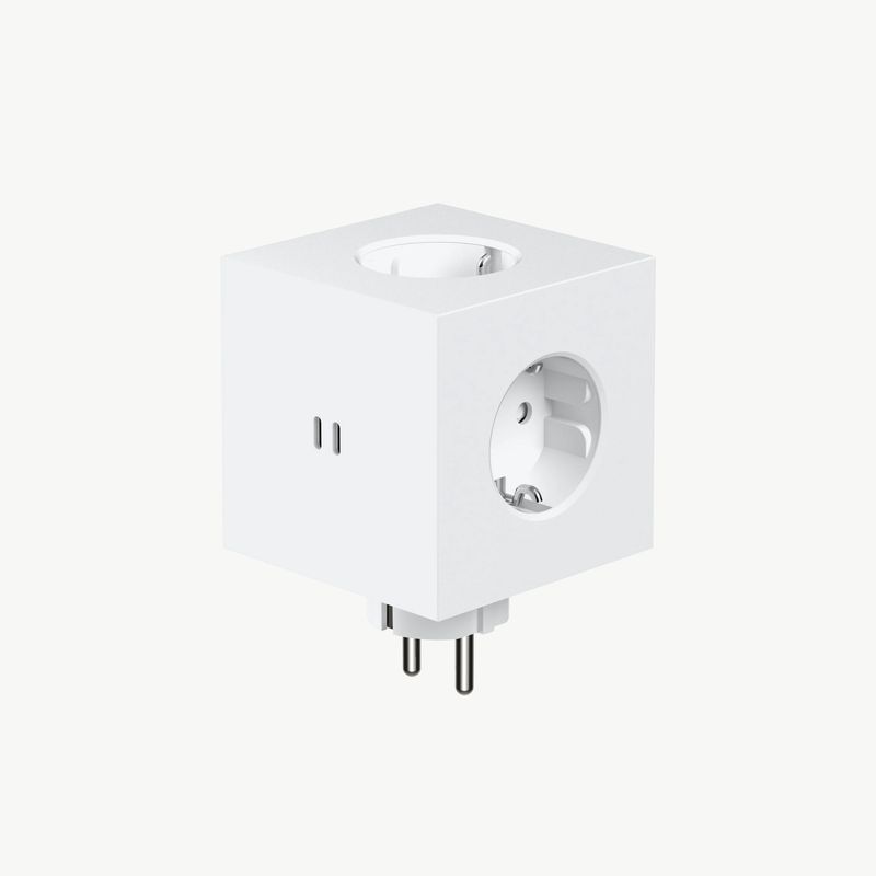 AVOLT Square 2 wandstekker Opal White