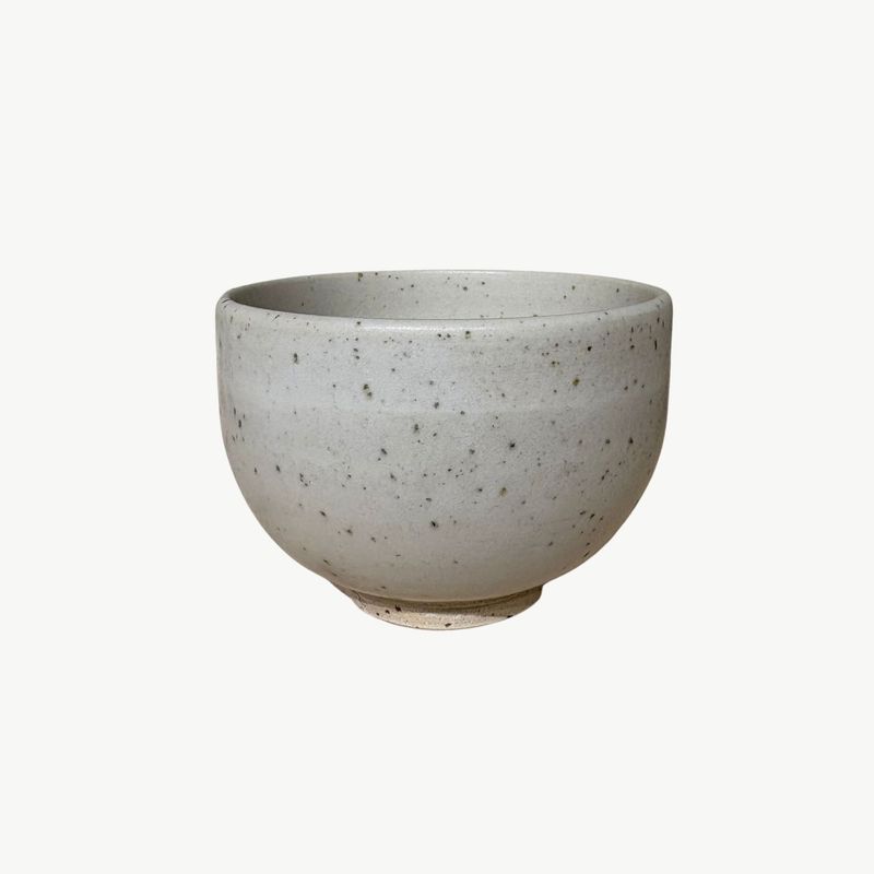 MARGRIET KERAMIEK Mok beige gespikkeld