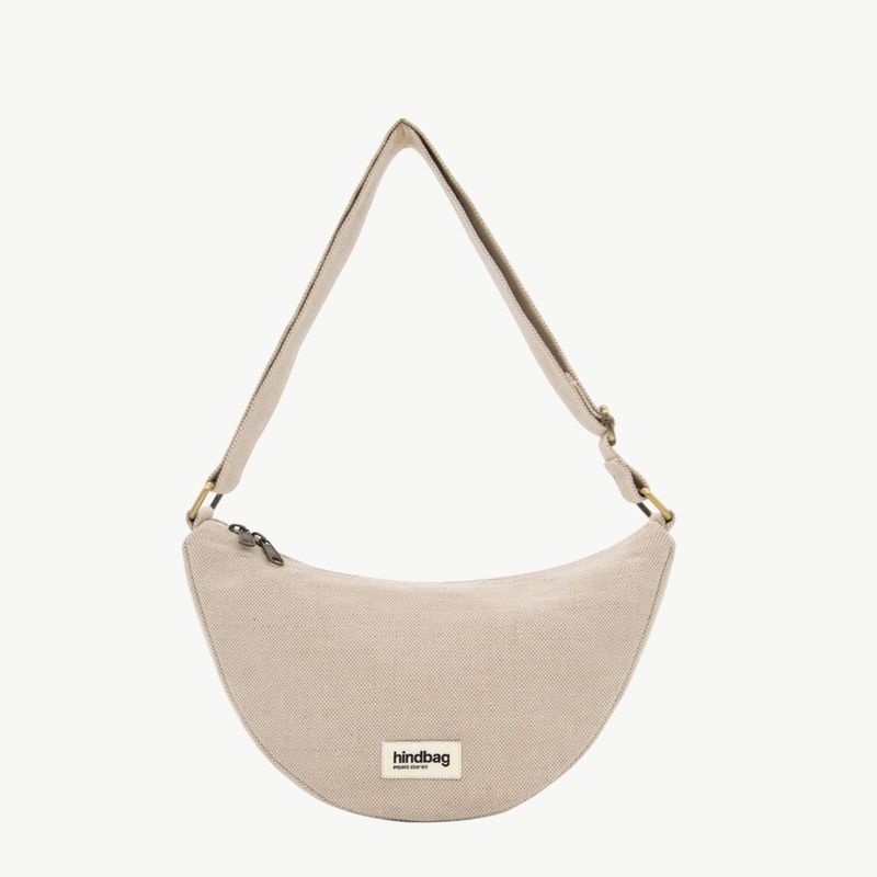 HINDBAG Andrea schoudertas beige jute