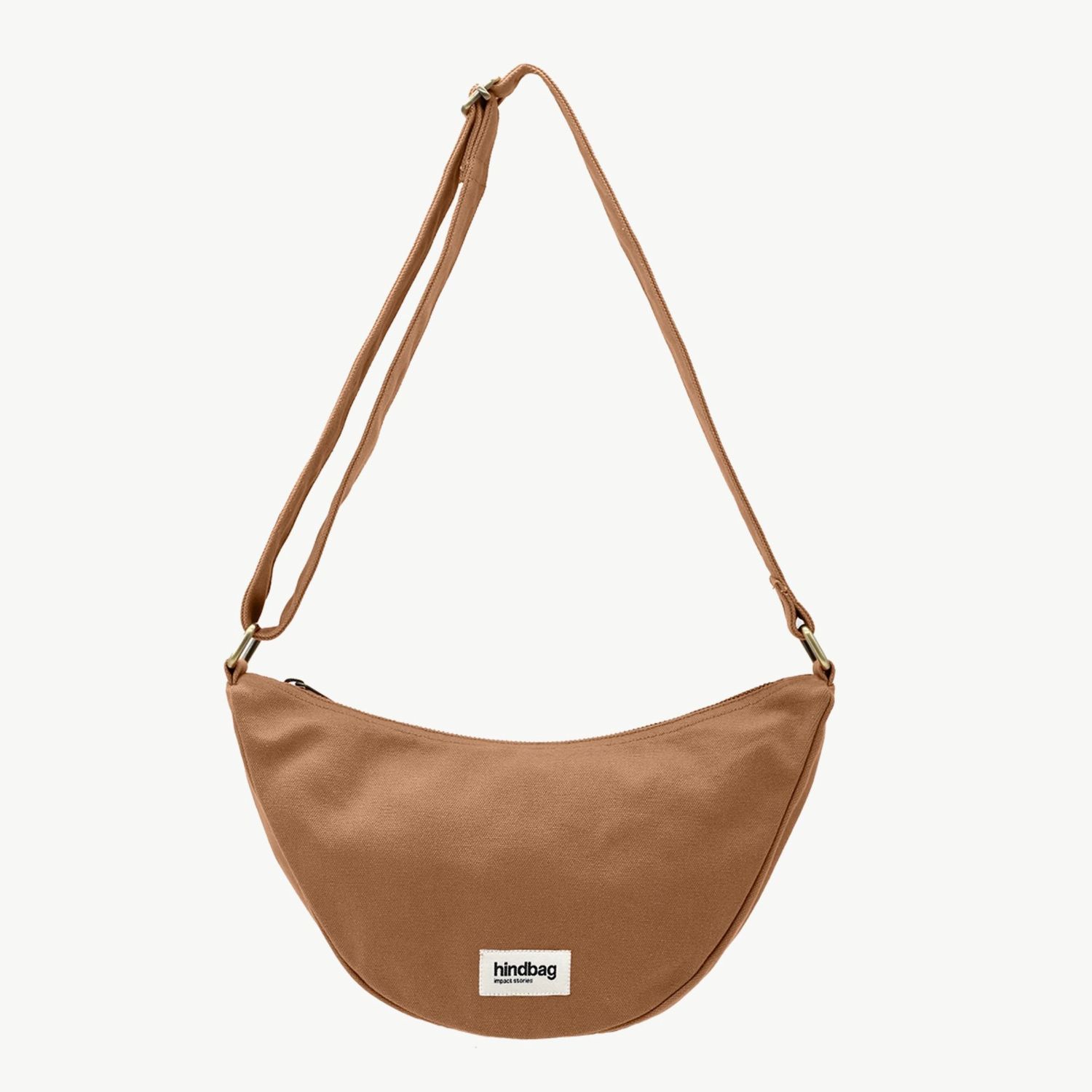 HINDBAG Andrea schoudertas kaneelbruin