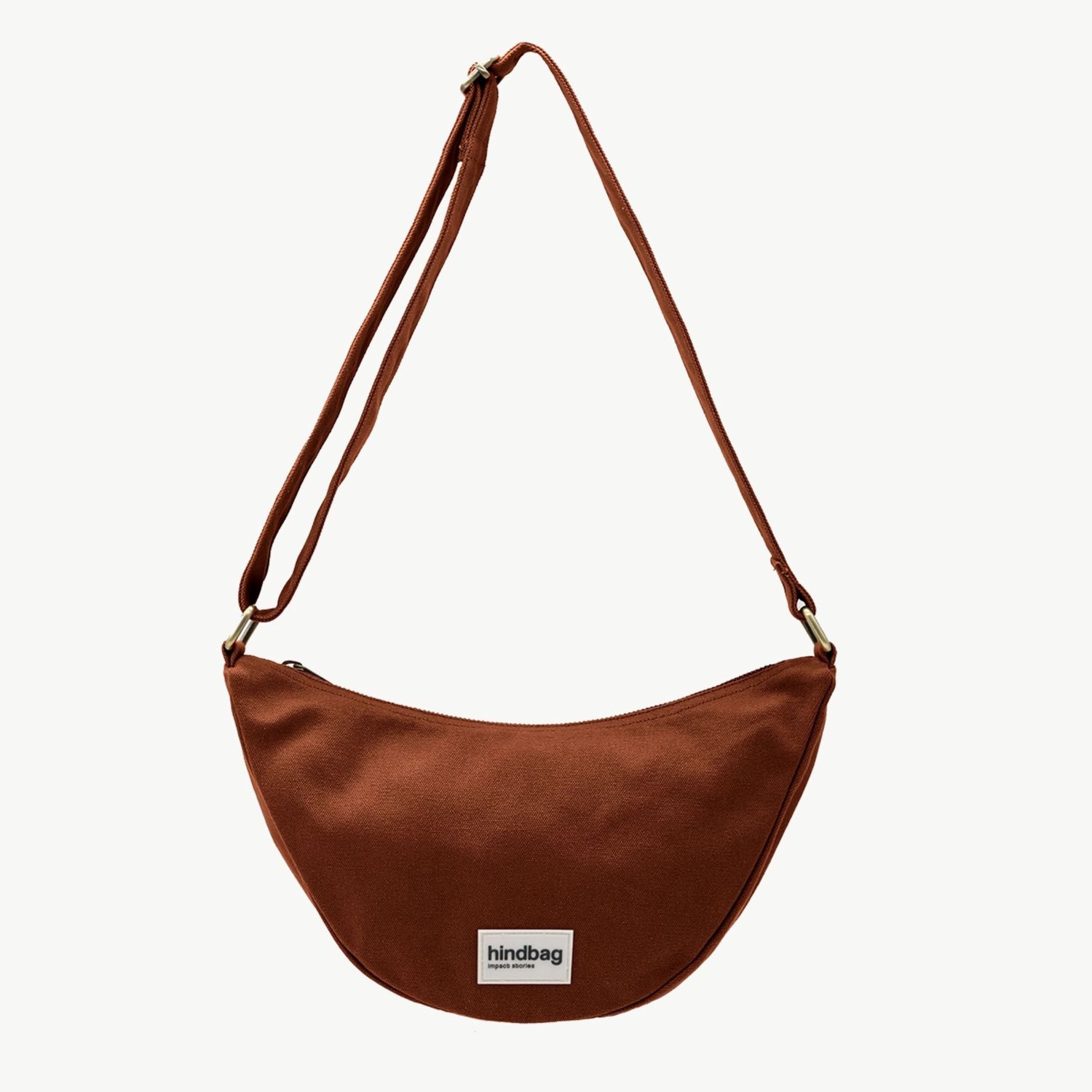 HINDBAG Andrea schoudertas chocoladebruin