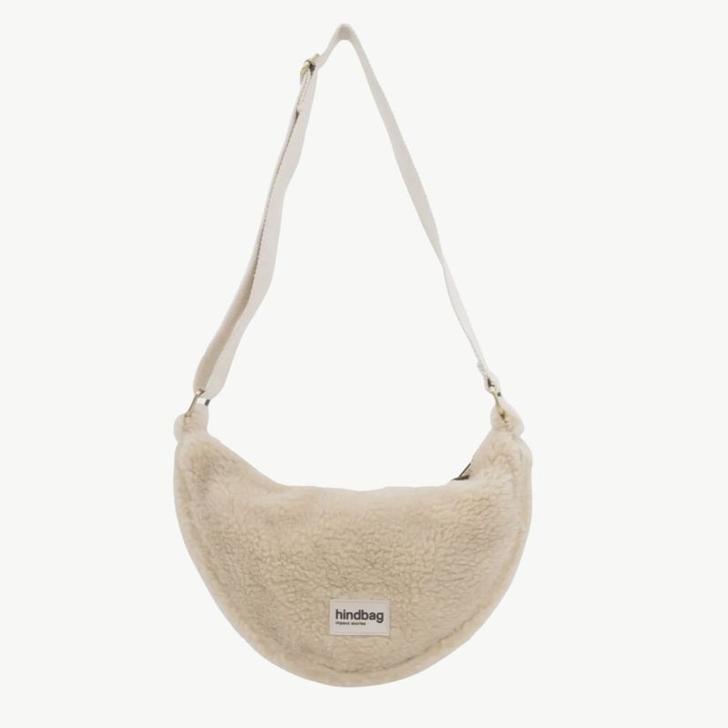 HINDBAG Andrea schoudertas teddy beige