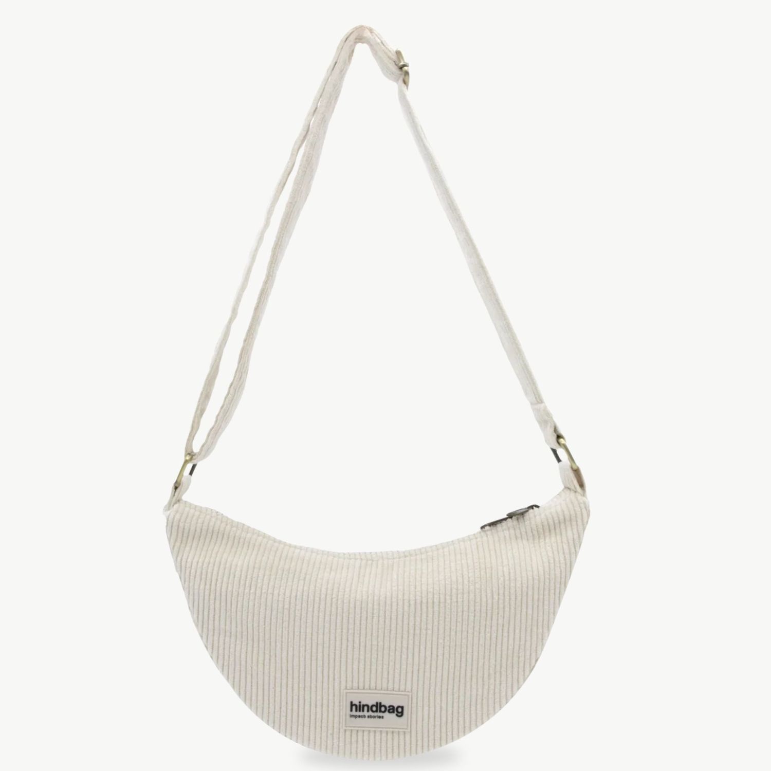 HINDBAG Andrea schoudertas corduroy off-white
