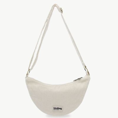HINDBAG Andrea schoudertas corduroy off-white