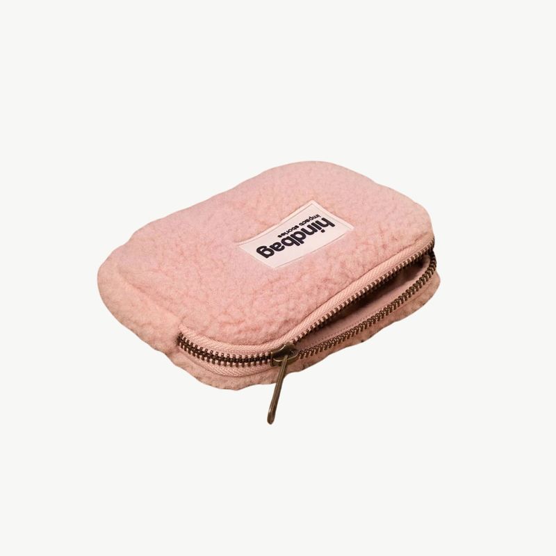 HINDBAG Lili portemonnee teddy roze