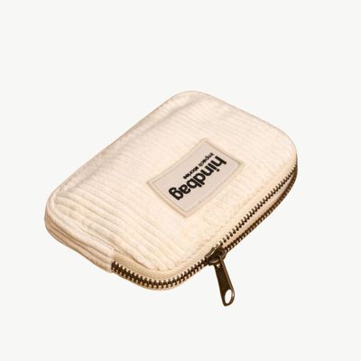 HINDBAG Lili portemonnee corduroy off-white