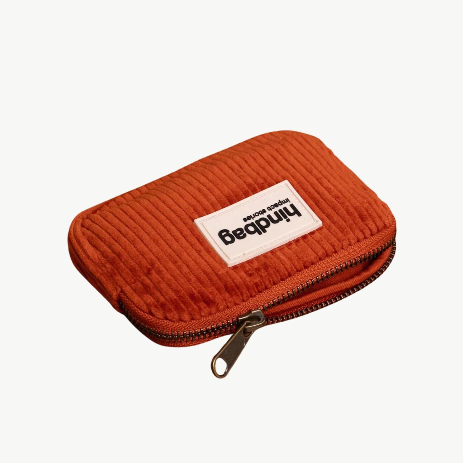 HINDBAG Lili portemonnee corduroy roest