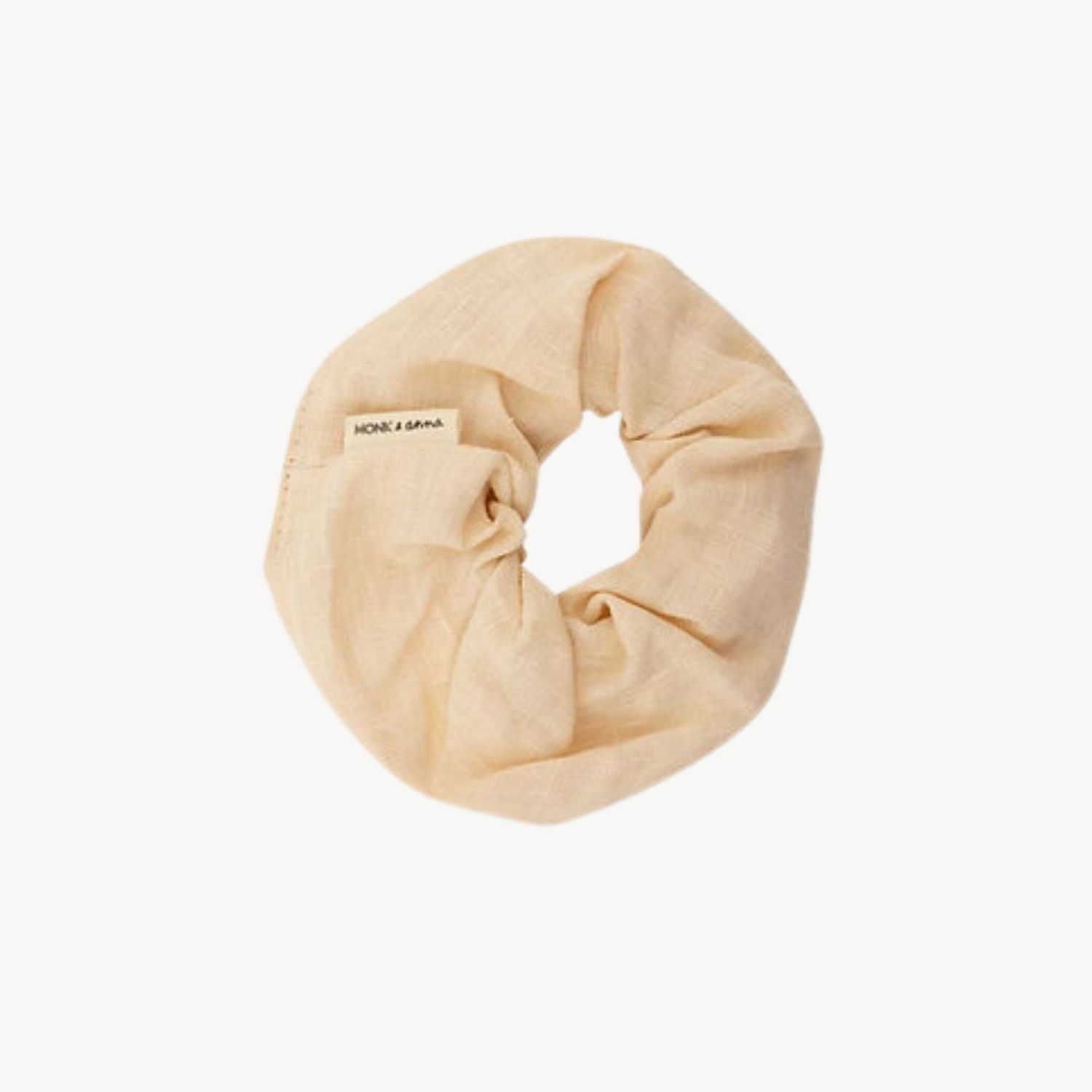 MONK &amp; ANNA Scrunchie linnen pistachio