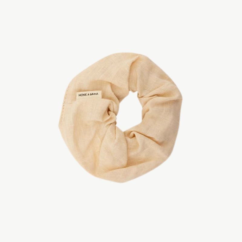 MONK &amp; ANNA Scrunchie linnen pistachio