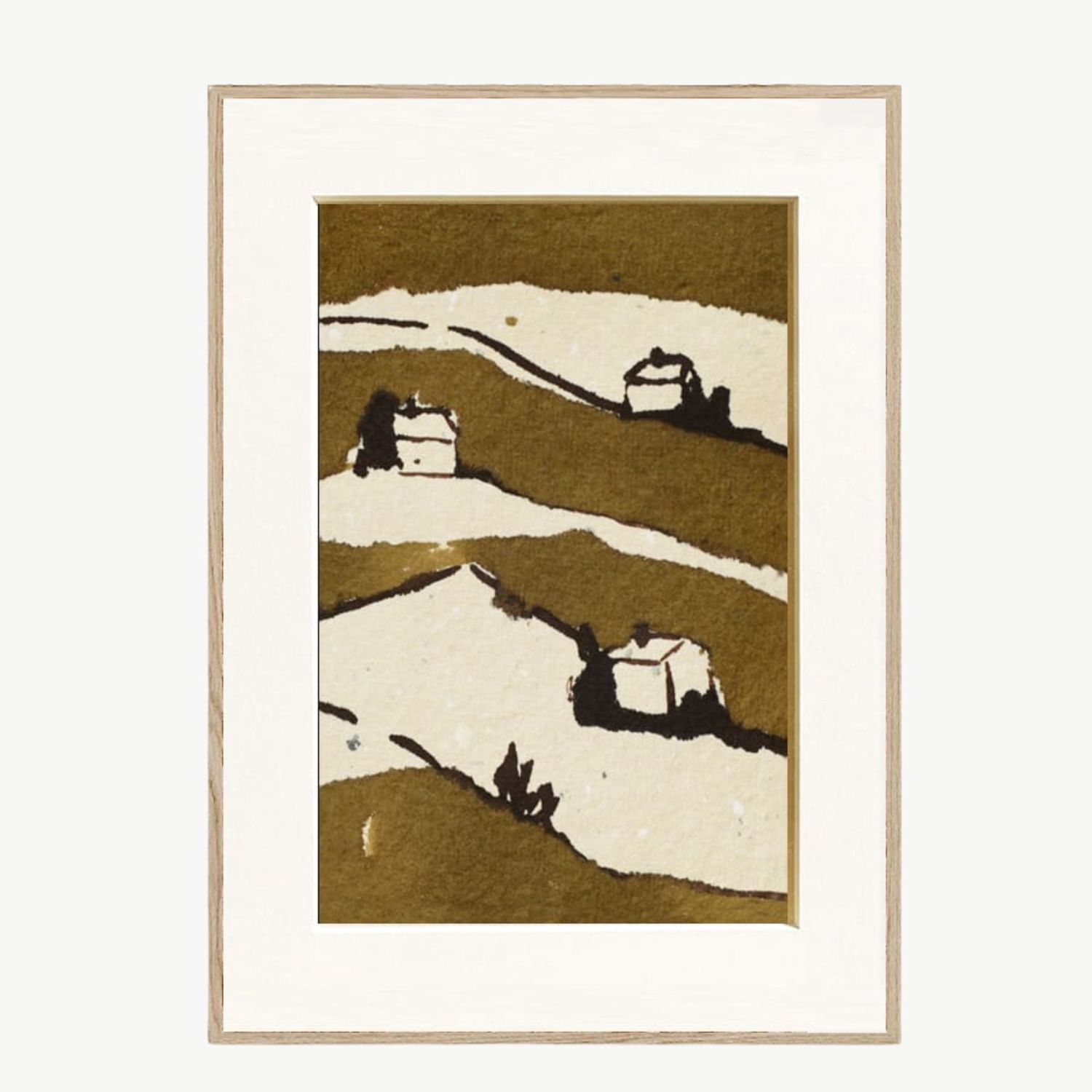 ESTHER SCHUIVENS Green Hills poster 30x42cm