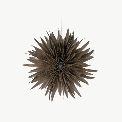 Kerstster Snow ø40cm taupe