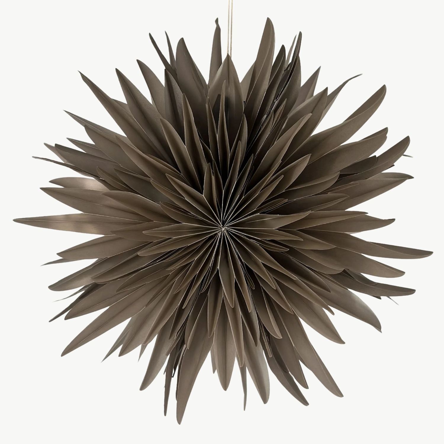 Kerstster Snow ø60cm taupe