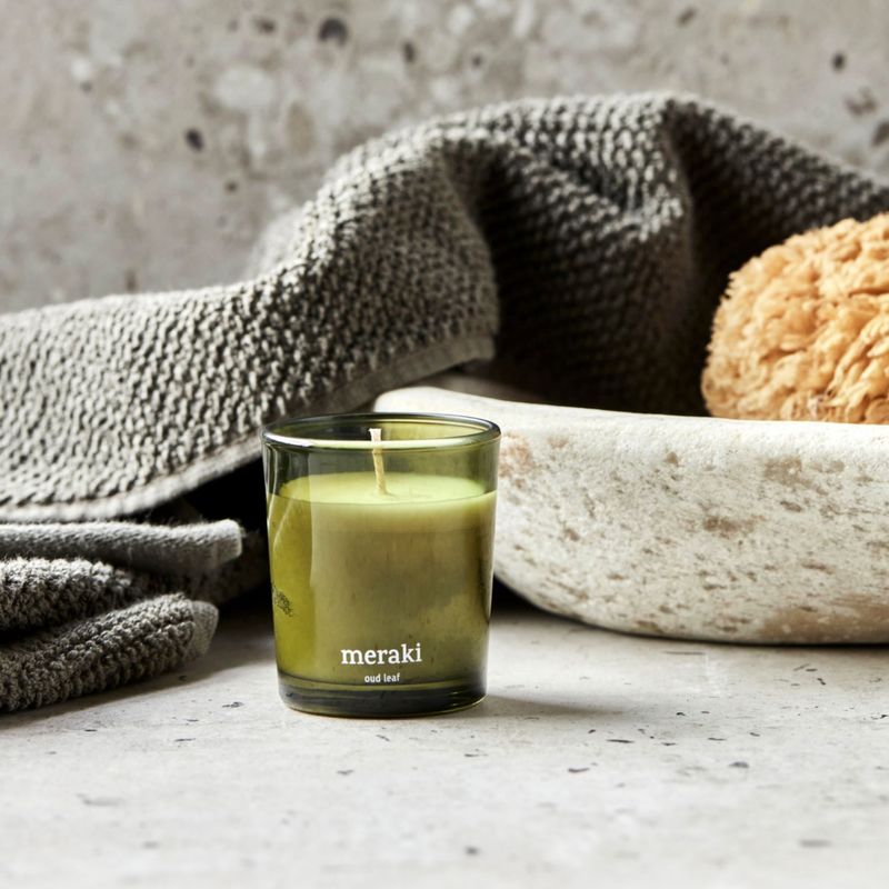 MERAKI Oud Leaf geurkaars 2 stuks