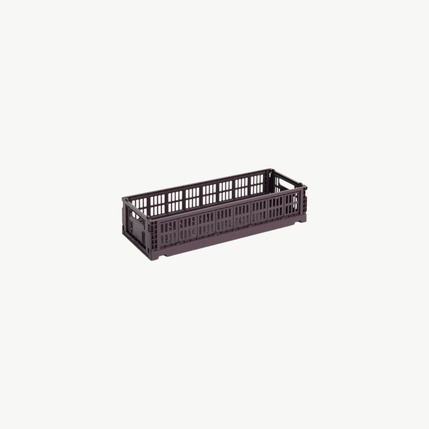 HAY Colour Crate Mini Oblong opbergkrat bordeaux
