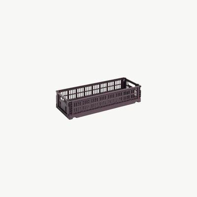 HAY Colour Crate Mini Oblong opbergkrat bordeaux