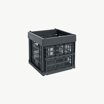 HAY Colour Crate Cube opbergkrat medium charcoal