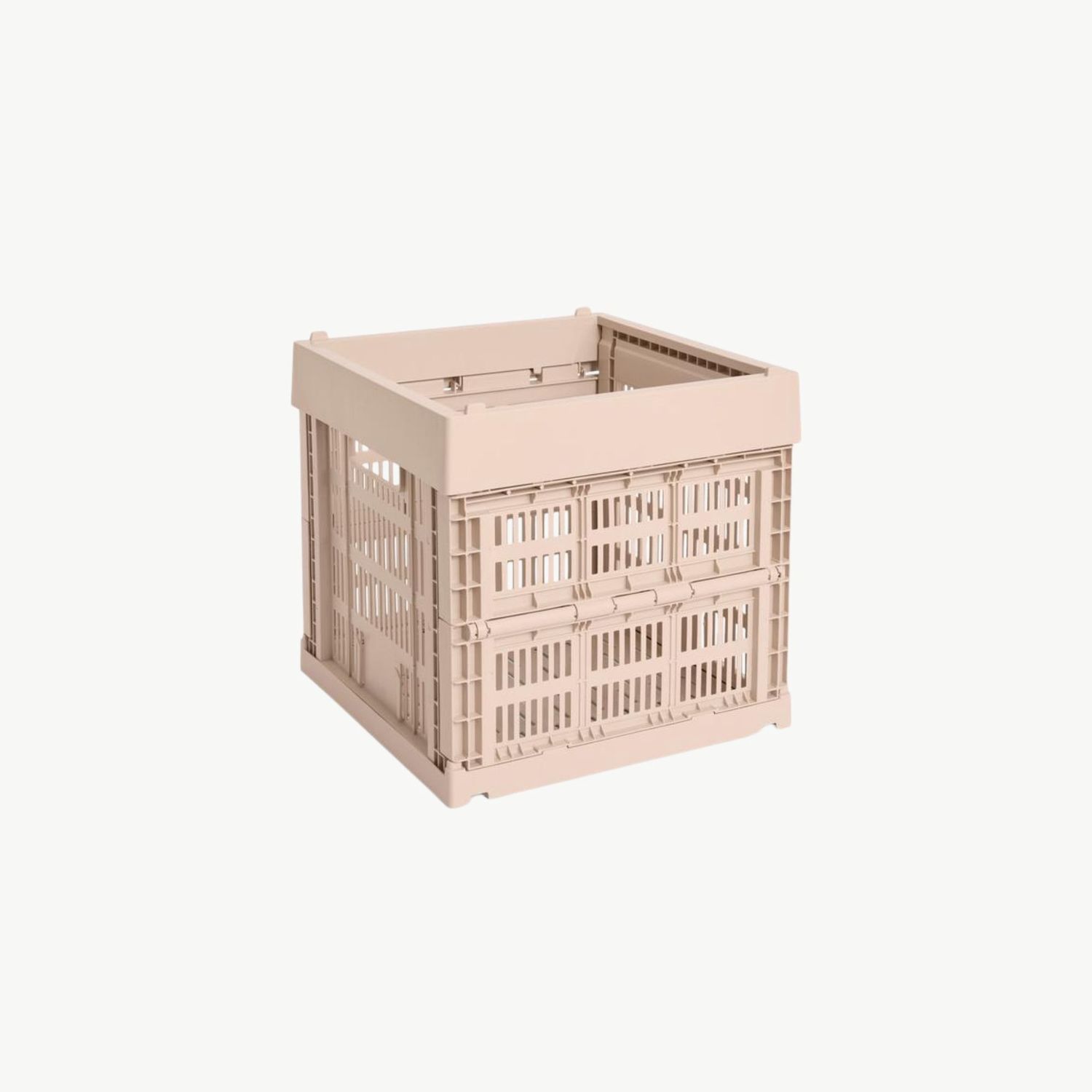 HAY Colour Crate Cube opbergkrat medium powder